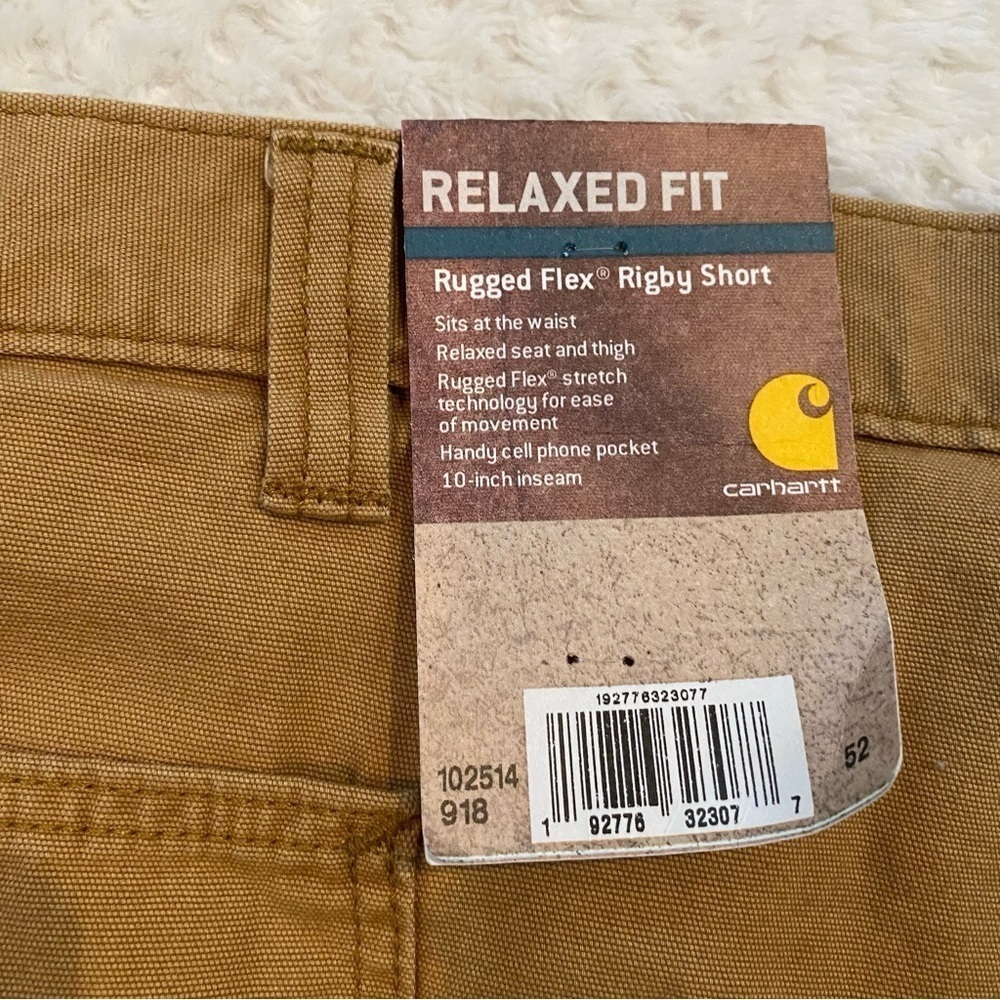 Carhartt relaxed fit rugged flex shorts NWT 52 - Picture 3 of 4